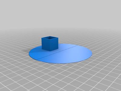 Calibration circle and hollow top 20mm box