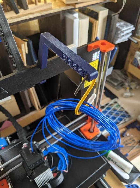 Prusa mk3 filament hook