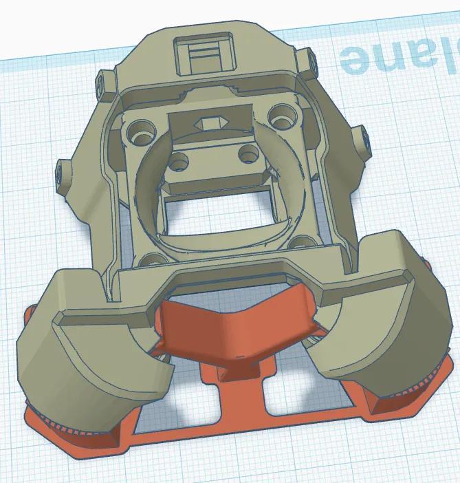 Xol Hotend Mount Mk8 and 3010 fan   