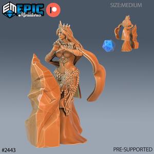 Ice Sorceress Magic / Female Frost Wizard / Human Witch / Snow Magician