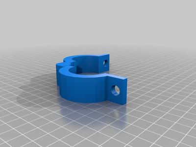 Monitor tube riser clamp