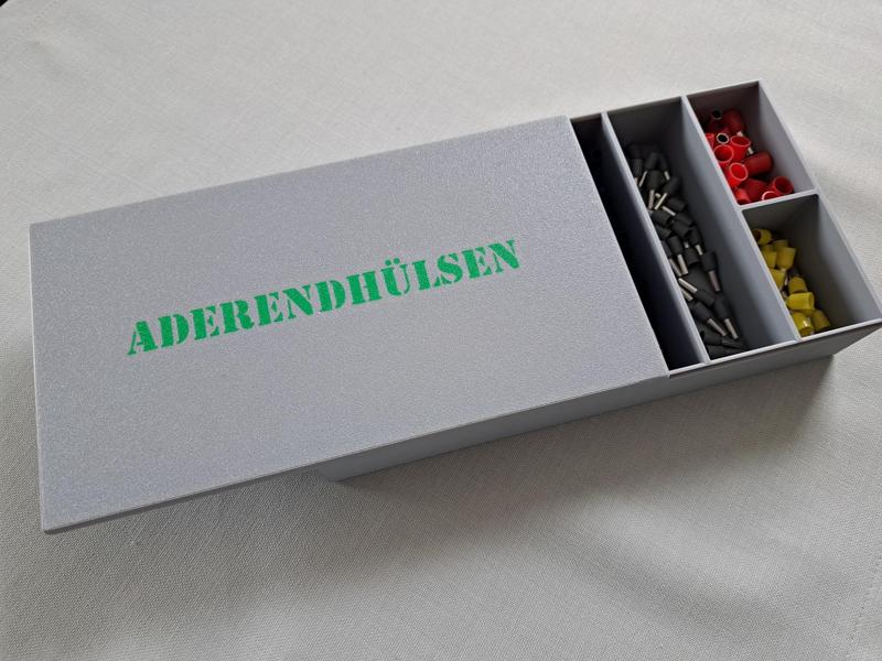 Small Parts Box with Sliding Lid