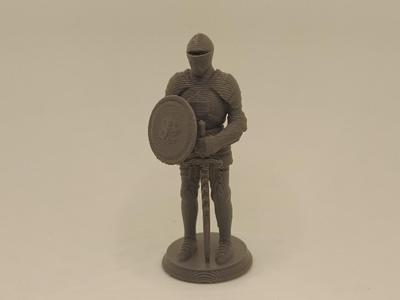 Knight with Round Shield – Ready for Defense