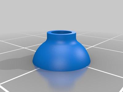 Lampshade for 3mm LED H0 1:87