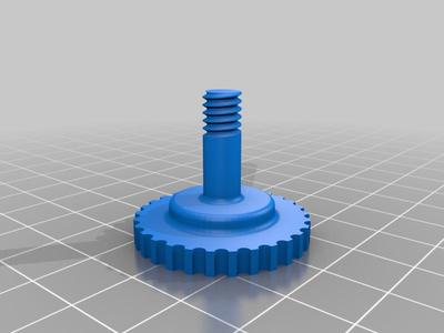 Printed knob for 1/4-Adapter for Articulating Camera Mount for Prusa MK3