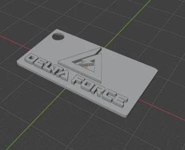 Delta Force Keychain   