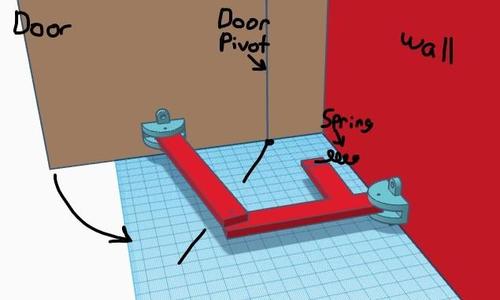 SIMPLE QUIET auto close door