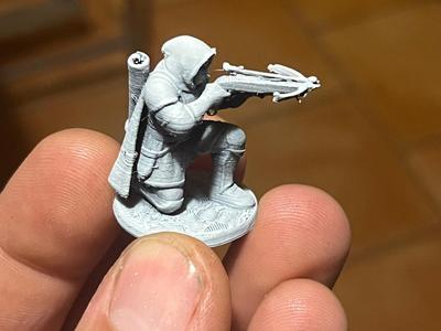 miniature Templar crossbowman dnd