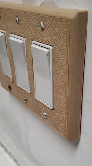 Customized 3 GANG SWITCH PLATE