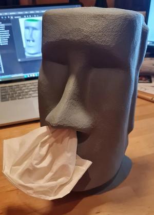 moai tissue dispenser