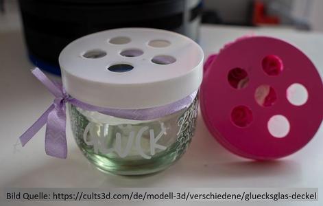 GlücksGlas Deckel