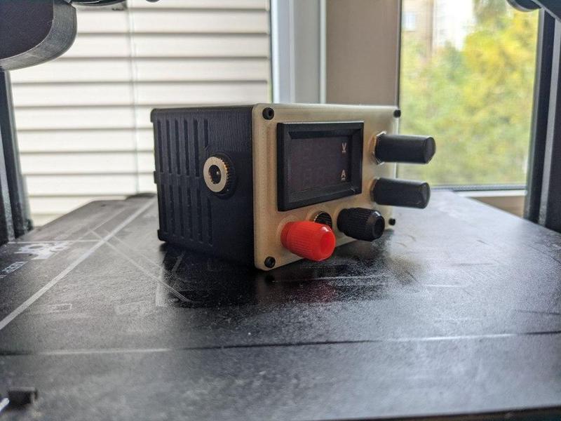 Power supply housing step down converter