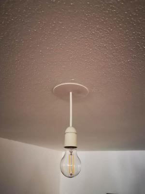 simple cable cover for lamp