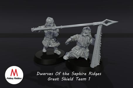 Dwarves of the Saphire Ridges Great Shield Team 1