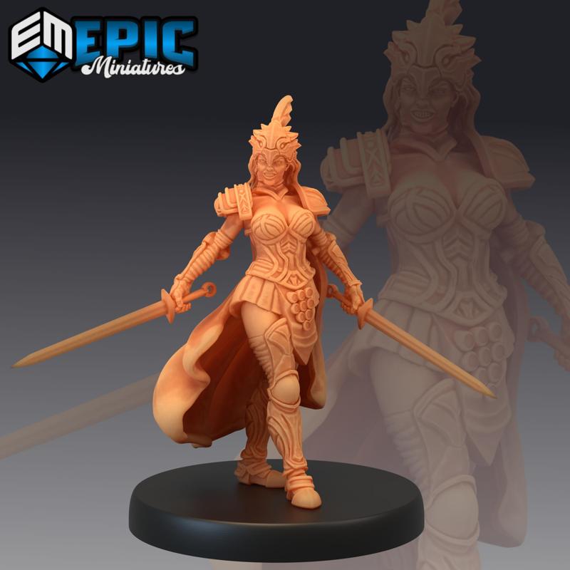 Falcon Knight Bloodlust / Armored Female Warrior / Sword Fighter