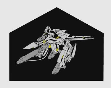 Robotech/Macross Veritech Fighter in Guardian/Gerwalk Mode Light Box/sign