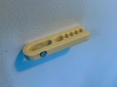 Bag Clip with 6mm x 3mm Magnets   