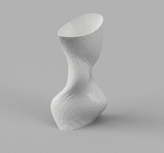 Ellipticoid Vase Low Poly