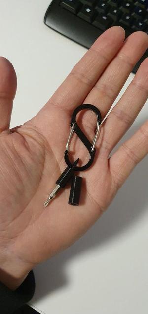 4mm screw bit case with loop