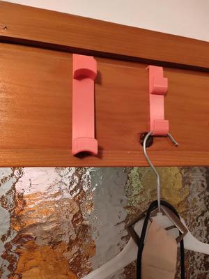 Door hook for hangers   