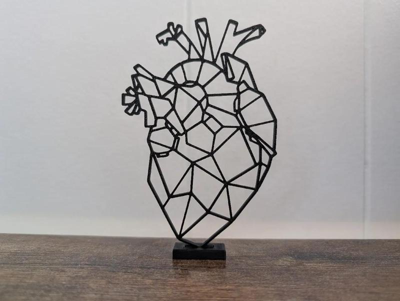 Geometric Heart - Give Your True Heart   