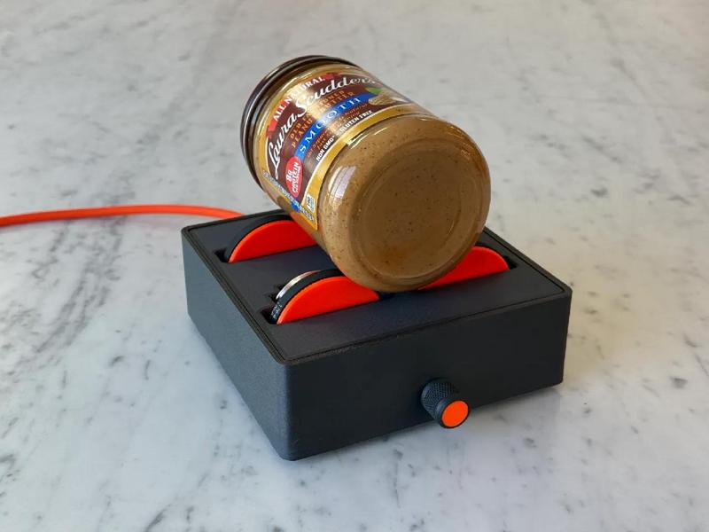 Peanut Butter Jar Roller Mixer   
