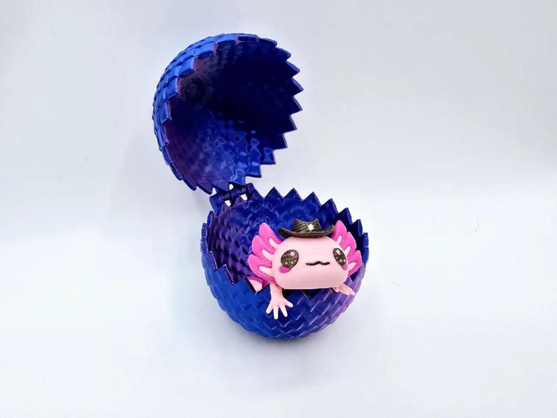 Print In Place Dragon Egg - No screwing   