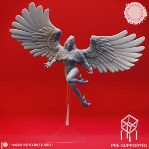 Flying Harpy - Tabletop Miniature (Pre-Supported)