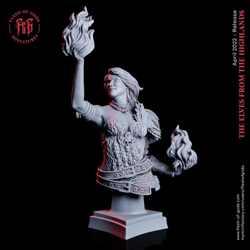 The Pyromancer - Bust