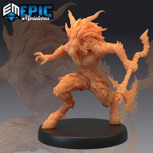 Satyr / Pan Warrior / Forest Guardian Axe / Deer Encounter