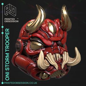 Oni Storm Trooper - Starwars Fanart - 10cm toy