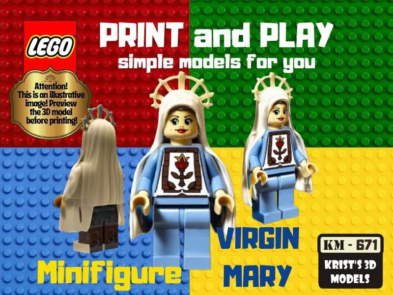 LEGO Virgin Mary   
