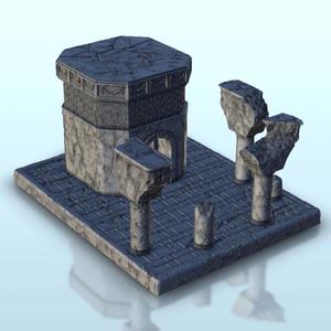 Desertic mausoleum ruins - Arabian Flames of war Bolt Action Desertic Modern Warhammer