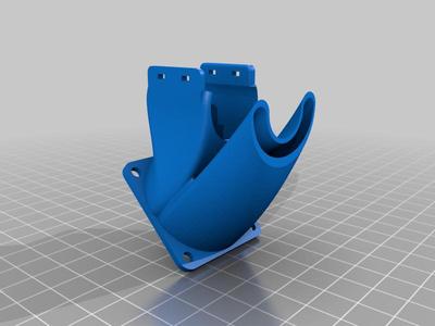 2-in-1 fanduct with zip ties (reinforced)