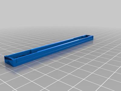 Antec Case 5.25 Drive Rail Cut in Half
