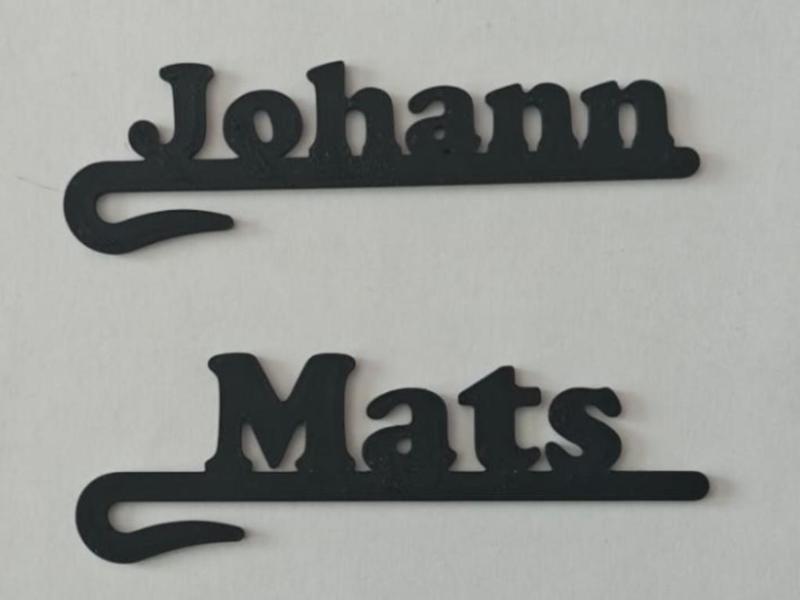 Nameplate Glass neutral