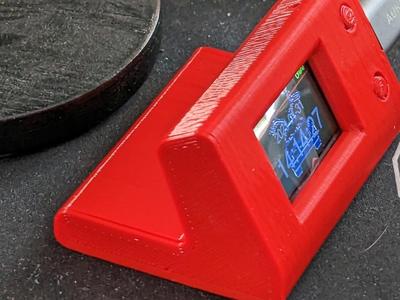 TTGO T-Display ESP32 stand with battery case