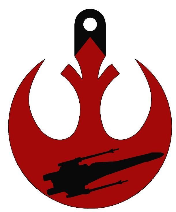 Reble x-wing Star Wars Keychain