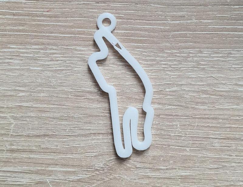 key ring in the shape of France - Circuit du Mans   