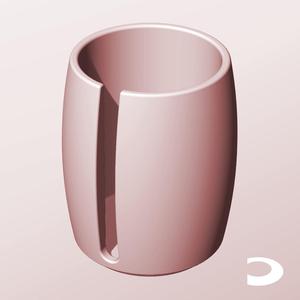 CR68-100-S Slotted Modular Stacking Storage Boxes | Printable Objects - Infinite Containers | stl file for 3d printing
