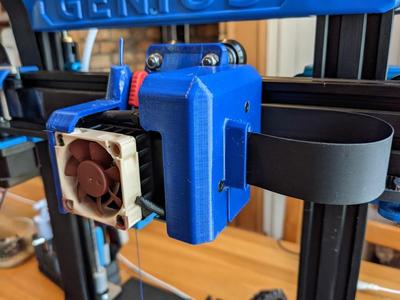 Bondtech LGX FF Artillery Genius X1 mount