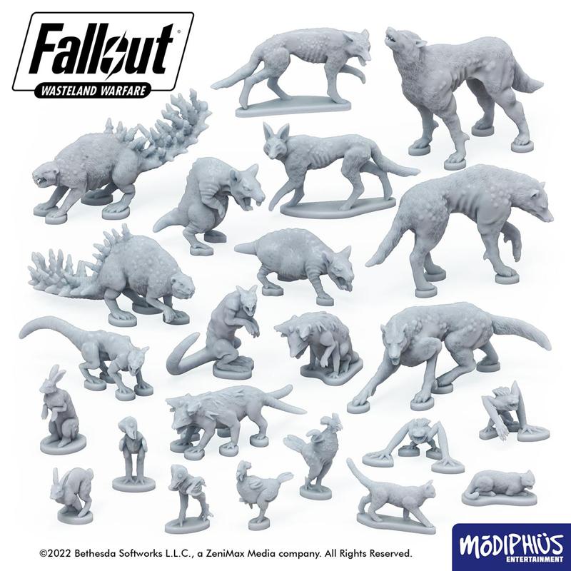 Fallout: Wasteland Warfare - Print at Home - Wasteland Critters