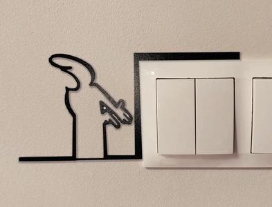 Funny Light Switch Gadget – La Linea Balum 17   
