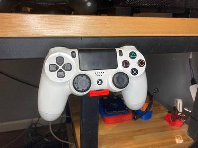 PS4 Controller with 3.6mm Cable Zip Tie holes 