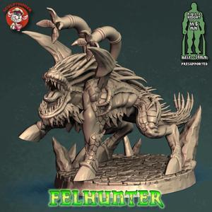 Felhunter - 32mm scale pre-supported miniature
