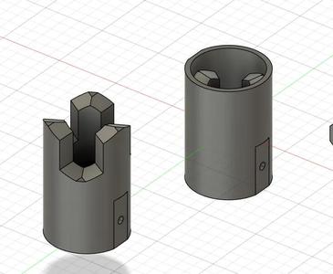 Standing Desk Axle Extension   