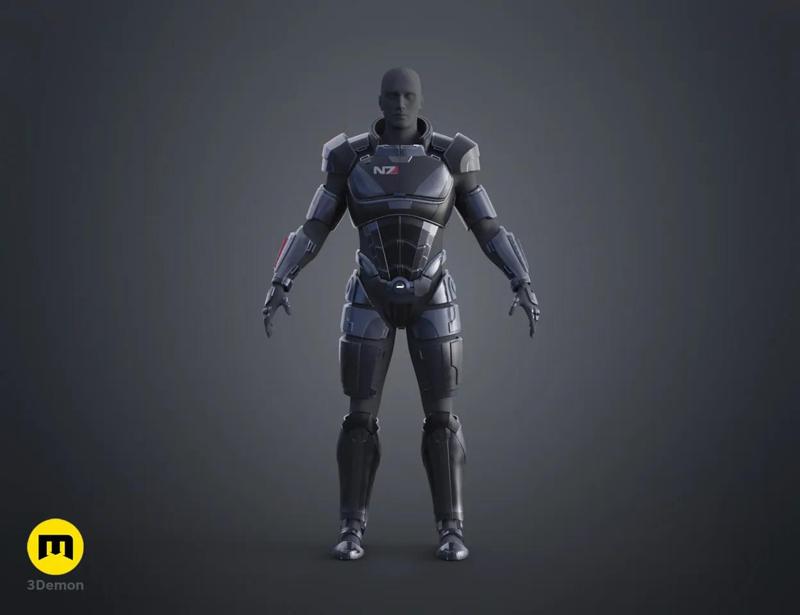 N7 Male Shepard Armor – Mass Effect   