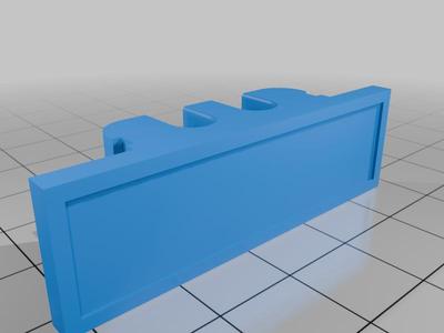 Two Cable Holder - Double sided tape mount