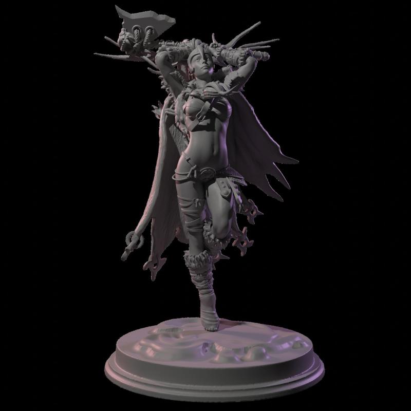 Ylva Frostheart Viking Girl Pose 02