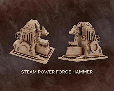 Steam Power Forge Hammer - Factory Terrain
